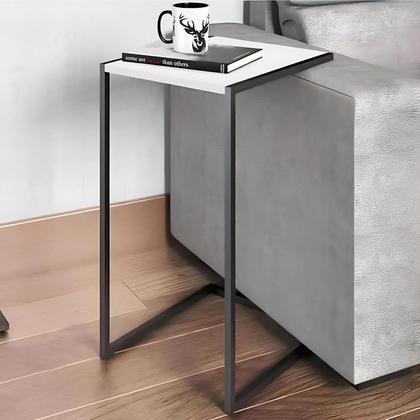 Imagem de Mesa Lateral e Apoio de Sofá Para Notebook Home Office Maclavi Móveis