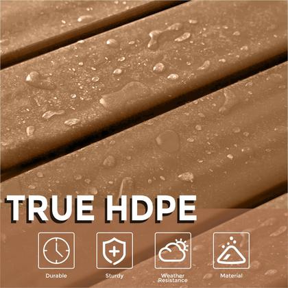 Imagem de Mesa lateral externa GARDENSTAR Adirondack Square com armazenamento de 2 níveis