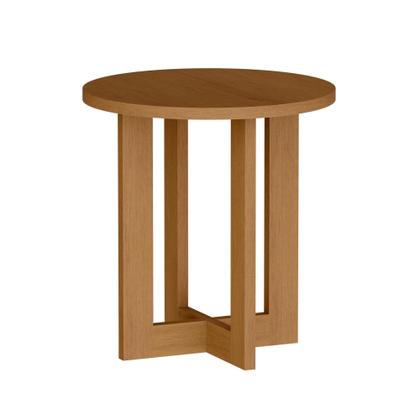 Imagem de Mesa Lateral JB 8002 Apoio Redonda Mesinha de Canto Decorativa de Sala Sofá Puff Casa Porta Objetos