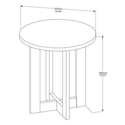 Mesa Lateral JB 8002 Apoio Redonda Mesinha de Canto Decorativa de Sala Sofá Puff Casa Porta Objetos - JB Bechara Imagem de Mesa Lateral JB 8002 Apoio Redonda Mesinha de Canto Decorativa de Sala Sofá Puff Casa Porta Objetos