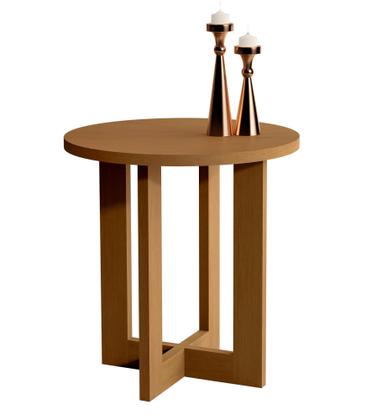 Mesa Lateral JB 8002 Apoio Redonda Mesinha de Canto Decorativa de Sala Sofá Puff Casa Porta Objetos - JB Bechara Imagem de Mesa Lateral JB 8002 Apoio Redonda Mesinha de Canto Decorativa de Sala Sofá Puff Casa Porta Objetos