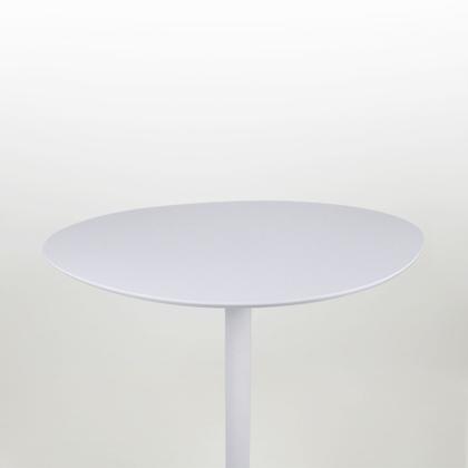 Imagem de Mesa Lateral Monopé Design Orgânico Laca 50x64cm - 3 Cores disponíveis