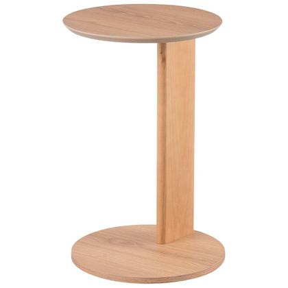 Imagem de Mesa Lateral Para Sala de Estar Pés Madeira Bulat A03 Hanover Roble - Lyam Decor