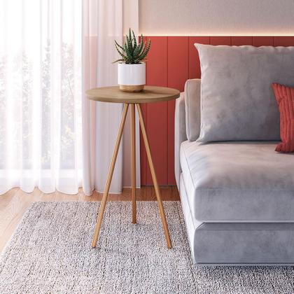 Imagem de Mesa Lateral Redonda Complementos Hanover 54 cm