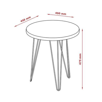 Imagem de Mesa Lateral Sala de Estar Evolution