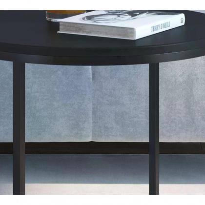 Imagem de Mesa Lateral Voip Media 24815 Linha Complementos Preto Preto