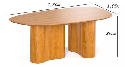 Imagem de Mesa Linha Alta modelo Aracajú Padrão Orgânico Para Área Gourmet P/ Até 8 pessoas 