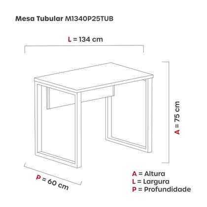 Imagem de Mesa Madeira 1340x600mm M134/60p25tub