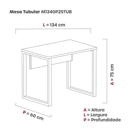 Imagem de Mesa Madeira 1340x600mm M134/60p25tub