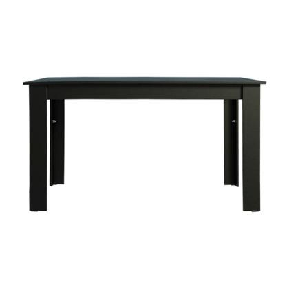 Imagem de Mesa Madesa Retangular Tampo de Madeira 5231 - Preto
