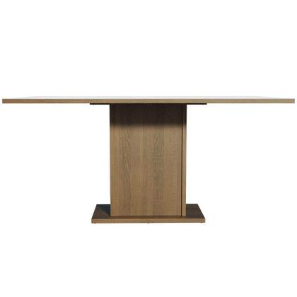 Imagem de Mesa Madesa Retangular Tampo de Madeira 5275 - Rustic/Branco