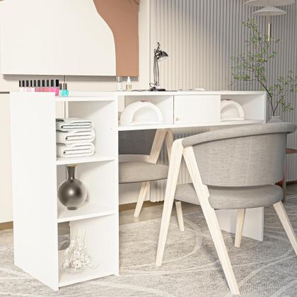 Imagem de Mesa Manicure Profissional Com Sugador Nail Designer Com Nichos Sugnails