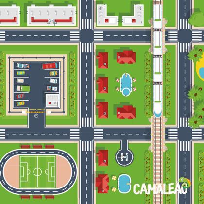 Imagem de Mesa Mesinha Conjunto Infantil Com 4 Cadeiras Escolar Plástica Camaleão