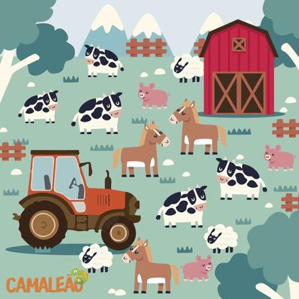 Imagem de Mesa Mesinha Conjunto Infantil Com 4 Cadeiras Escolar Plástica Camaleão