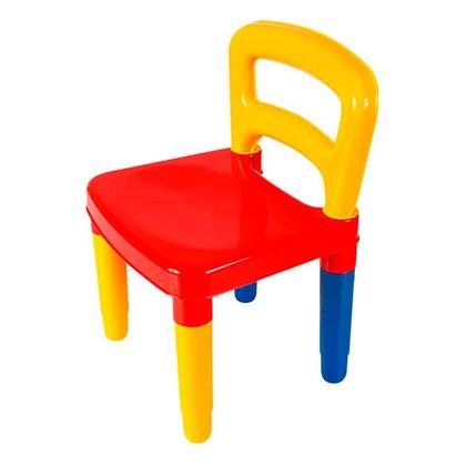 Imagem de Mesa Mesinha Didática Infantil Com Cadeiras Poliplac