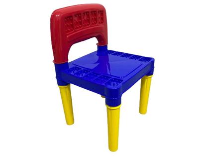 Imagem de Mesa / Mesinha Infantil 2 Cadeiras Plástica Educativo Tritec