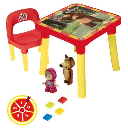 Imagem de Mesa Mesinha Infantil Didática Com Cadeira divisórias