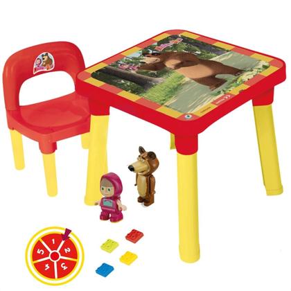Imagem de Mesa Mesinha Infantil Didática Com Cadeira divisórias