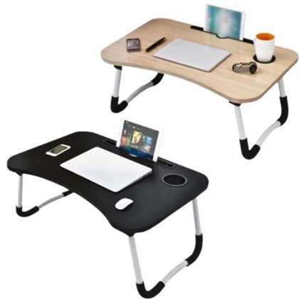 Imagem de Mesa Mesinha Para Notebook Suporte de Cama Sofá Com Pés Dobráveis Apoio Portátil
