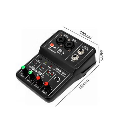 Imagem de Mesa Mixer Placa De Som Vedo Q-12 Interface De Audio Usb Pc Profissional