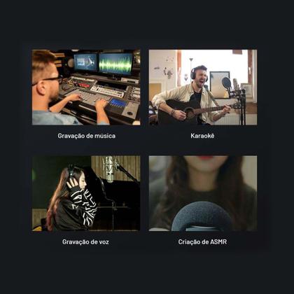 Imagem de Mesa Mixer Placa De Som Vedo Q-12 Interface De Audio Usb Pc Profissional