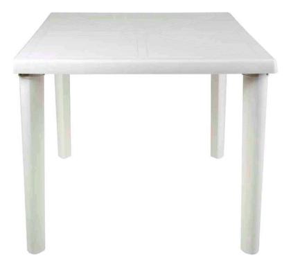 Imagem de Mesa Mor Plástica Quadrada Desmontável Branco