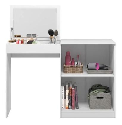 Imagem de Mesa Multiuso com Gavetas Espaçosas - Beleza e Praticidade no Dia a Dia