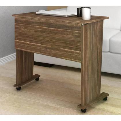 Imagem de Mesa Multiuso Dobravel Para Notebook Me4117 Nogal Nogal