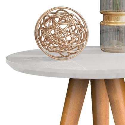 Imagem de Mesa Multiuso para Café/ Notebook ou Decoração com Pés Retrô Apoio Classic - Várias Cores