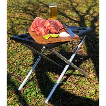 Imagem de Mesa Multiuso Preta em Alumínio