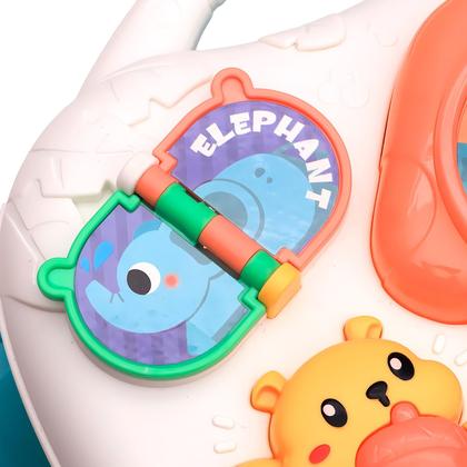 Mesa Musical Infantil Interativa Educativa Zoo Com Teclado Animais