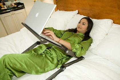 Imagem de Mesa Notebook Articulavel Dobravel Multifuncional Cama