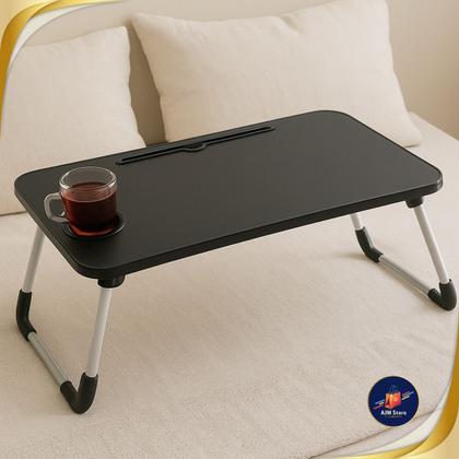 Imagem de Mesa Notebook Portátil E Dobrável Suporte Sofá Cama Estudos