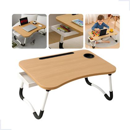 Imagem de Mesa Notebook Portátil E Dobrável Suporte Sofá Cama Estudos