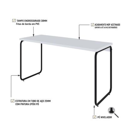 Imagem de Mesa Office 135x60x75cm Round