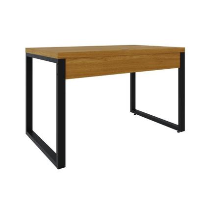 Imagem de Mesa Operacional 120x70x75cm Yon - Acácia Mel-est.preta Acácia Mel-est.preta