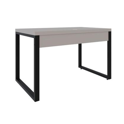 Imagem de Mesa Operacional 120x70x75cm Yon - Off White-est.preta Off White-est.preta