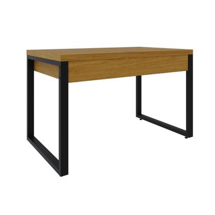 Imagem de Mesa Operacional C-01gav. 120x70x75cm Yon - Acácia Mel-est.preta Acácia Mel-est.preta
