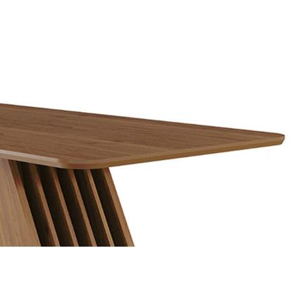 Imagem de Mesa p/ Cozinha Agata c/ Tampo Madeirado 130x80cm Cinamomo - Cimol