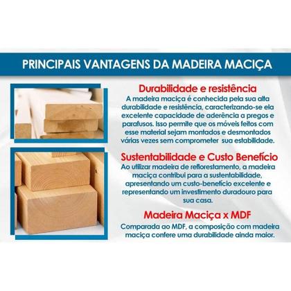 Imagem de Mesa p/ Cozinha Duna Madeira Maciça c/ Tampo Madeirado c/ Vidro 180x105cm Carvalho/Off White - Kappesberg