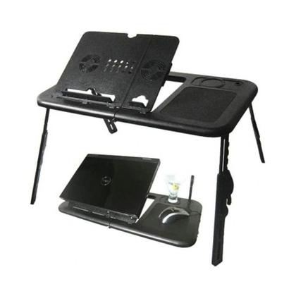 Imagem de Mesa P/ Notebook Dobrável Portátil Cama Home Office Ventila Estudo Trabalho Refeição