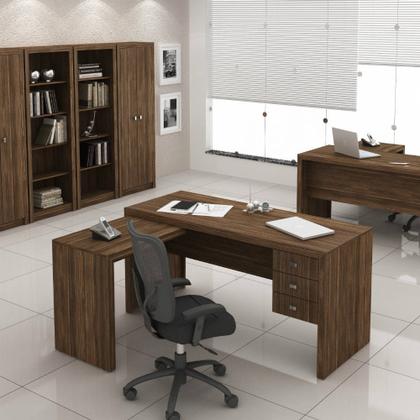 Imagem de Mesa para Computador 3 Gavetas ME4106 Tecno mobili