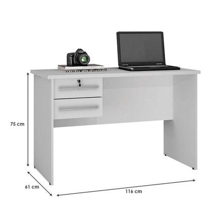 Imagem de Mesa Para Computador Ambiente Byte Branco - Valdemóveis