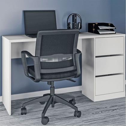 Imagem de Mesa para Computador Ana 3 Gavetas Atualle Móveis