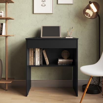 Imagem de Mesa Para Computador com 1 Gaveta Ideal Para Estudar ou Trabalhar Resistente Facil Montagem