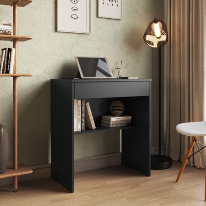 Imagem de Mesa Para Computador com 1 Gaveta Ideal Para Estudar ou Trabalhar Resistente Facil Montagem