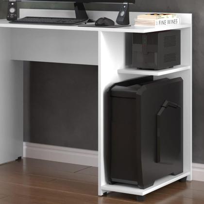 Imagem de Mesa para Computador e Escrivaninha Iris - Branco - RPM Móveis