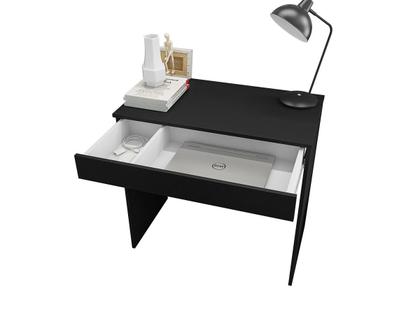 Imagem de Mesa Para Computador Escrivaninha 1 Gaveta Alexia Preto - AJL Móveis