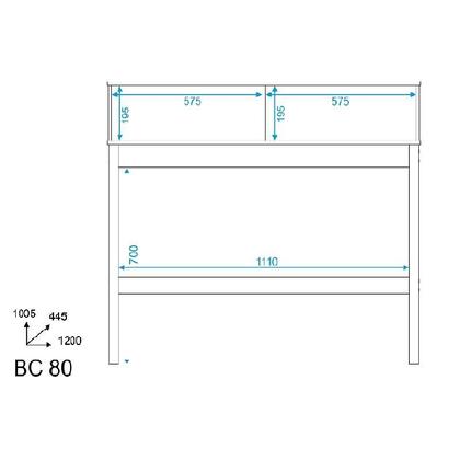 Imagem de Mesa para Computador Escrivaninha Aparador Preto Pinus