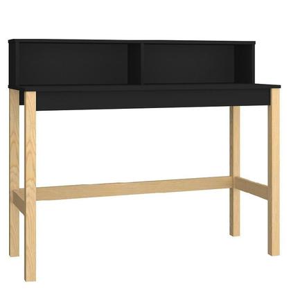 Imagem de Mesa para Computador Escrivaninha Aparador Preto Pinus